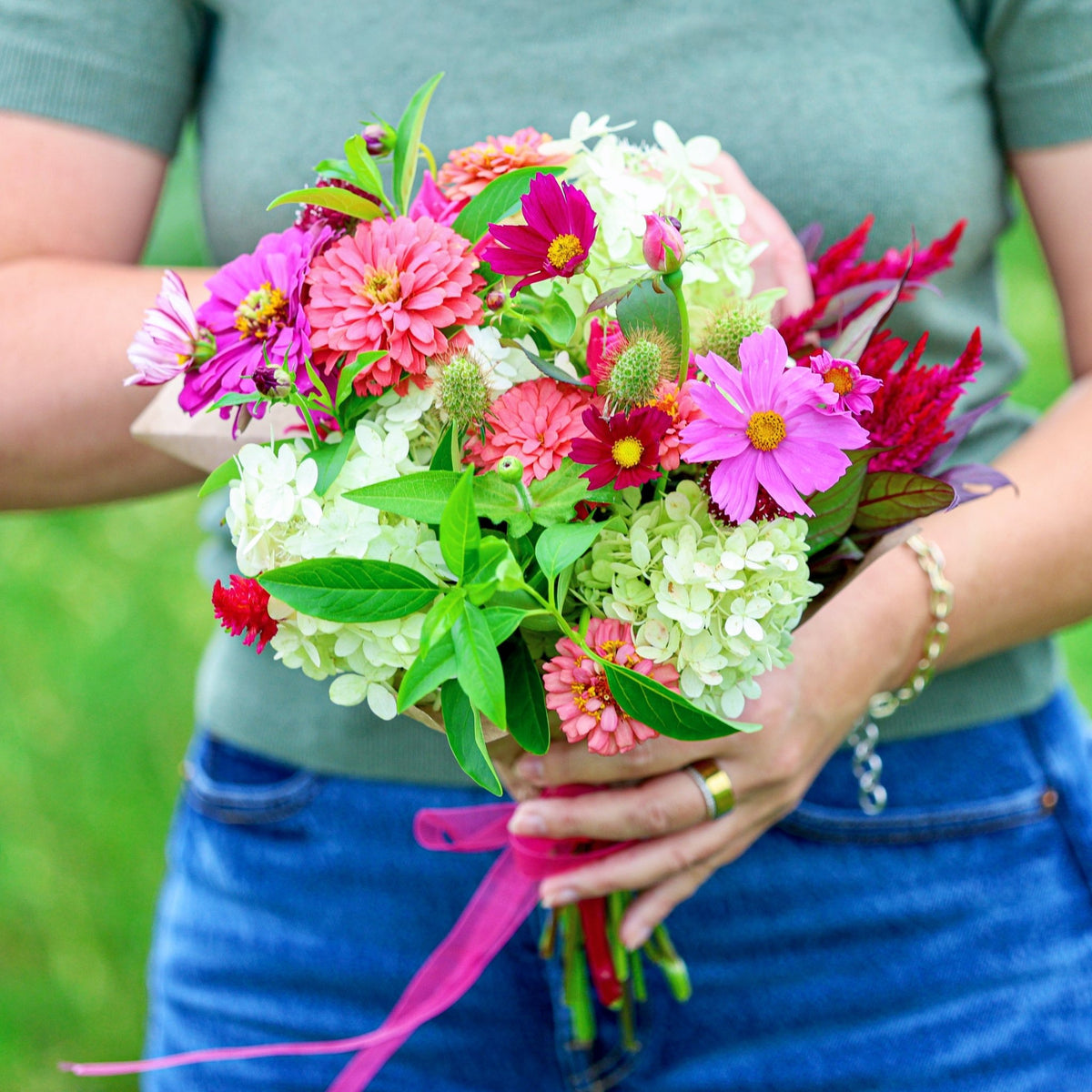 Holiday Flower Subscription Box (2027 Bouquet Subscription + Signature Candle) - Rosie Days Flower Farm